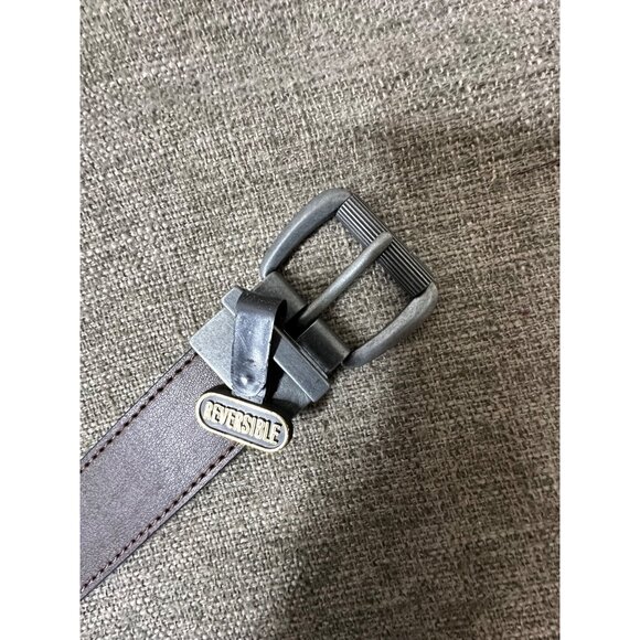 Brown & Black Reversible Belt Tan Dyed Manmade Materials Tandy Brands XS - Picture 7 of 7